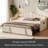 Twin Size Daybed With Storage 2 Drawers And Charging Station, Day Bed Frame With LED Lights And Storage Headboard, No Box-Spring Needed-1063171480