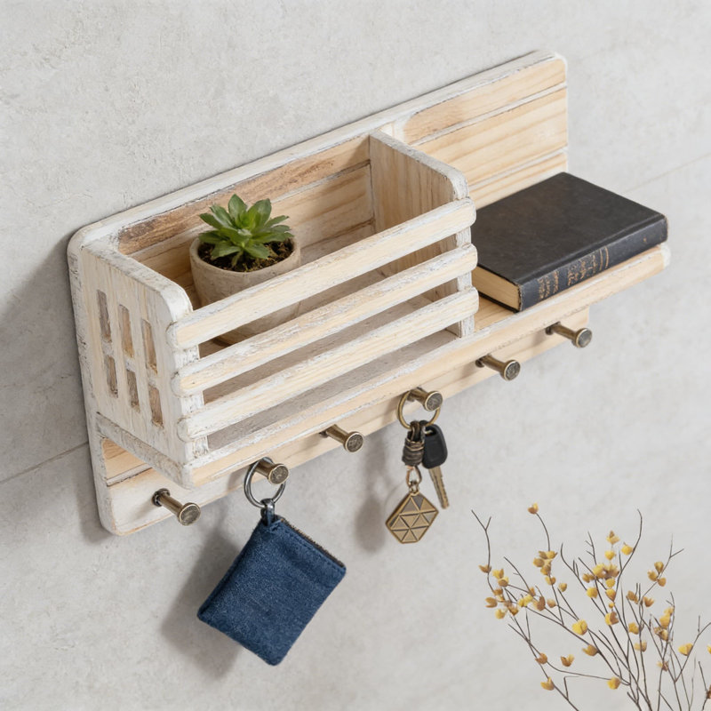Porte-clés Farmhouse, Beige