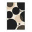 Tapis gris à motif géométrique moderne lavable à la machine-1822500097