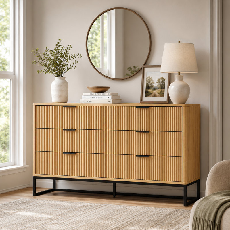 54 " W 6 - Drawer Dresser