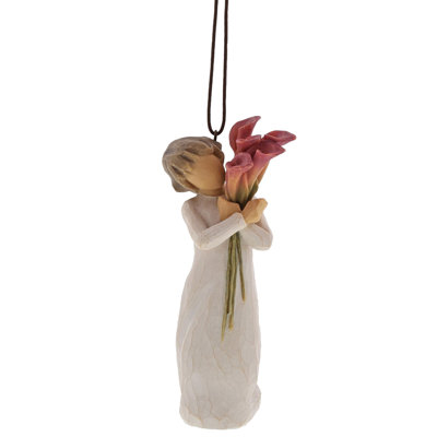 11cm Porcelain Hanging Figurine Ornament