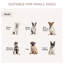 Caisse en bois pour chien avec portes triples