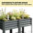 Patio Planter Box,Outdoor Elevated Planter Box,Raised Garden Bed-1581850221