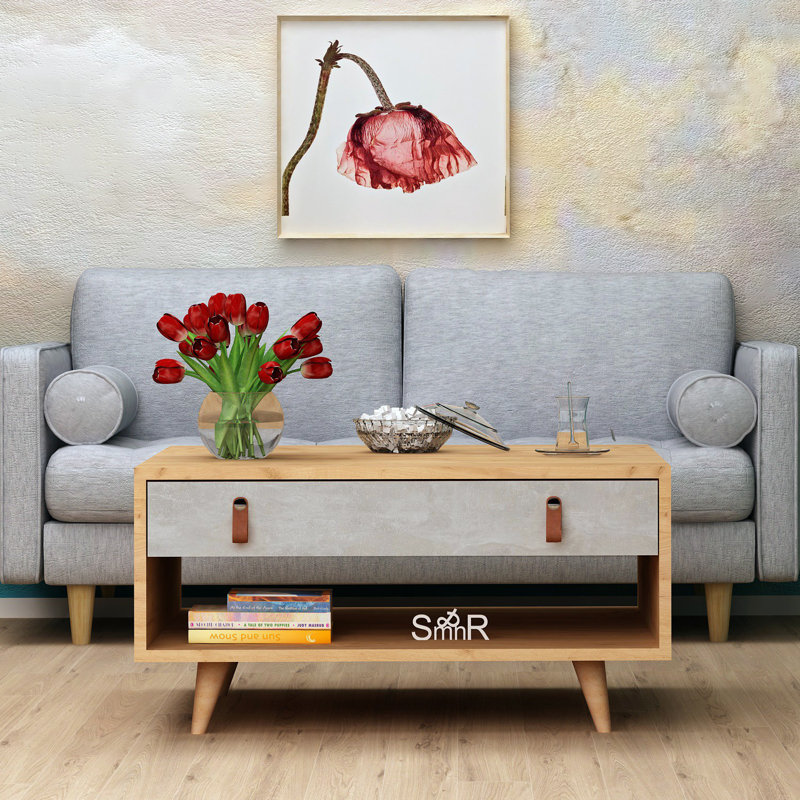 Rye Four Leg Coffee Table with Storage