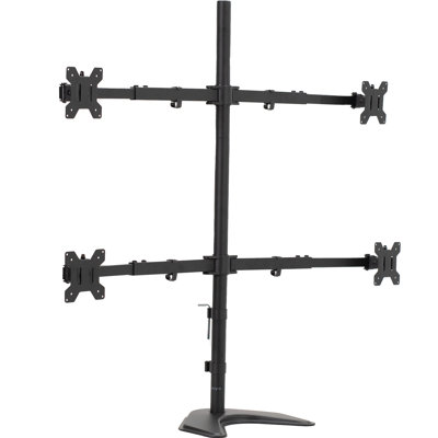 VIVO Telescoping Quad Ultra Wide Monitor Desk Stand, STAND-TS38B-4
