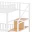 Lit superposé moderne avec escalier de rangement, solution de rangement pratique pour la chambre à coucher-129506185