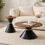 Pièces de tables basses et de cocktail, bois aggloméré, ensemble moderne pour la maison
