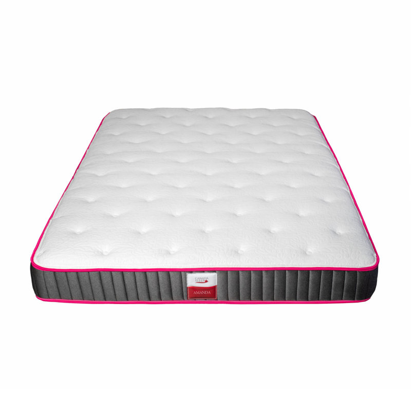 Matelas double / double 8 po à ressorts ensachés mi-ferme, Lit double