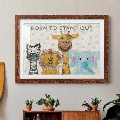 «Born to Stand Out» - Impression sur papier encadrée