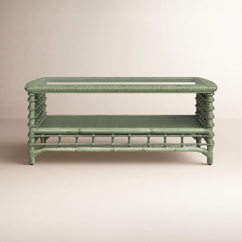 Luca Coffee Table, Aged Barrel