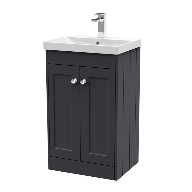Ashwick 510 mm Bathroom Vanity, Soft Black