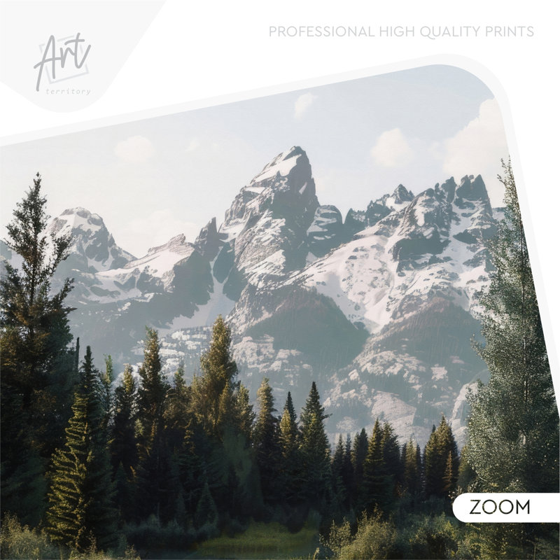 Décalcomanie murale Grand Teton, H 48 po x l 28 po