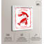 Crab Dance Shadowbox Print Retro Summer Prints par Art Remedy-118197854-118197855