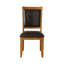 Chaise d’appoint en brun foncé James