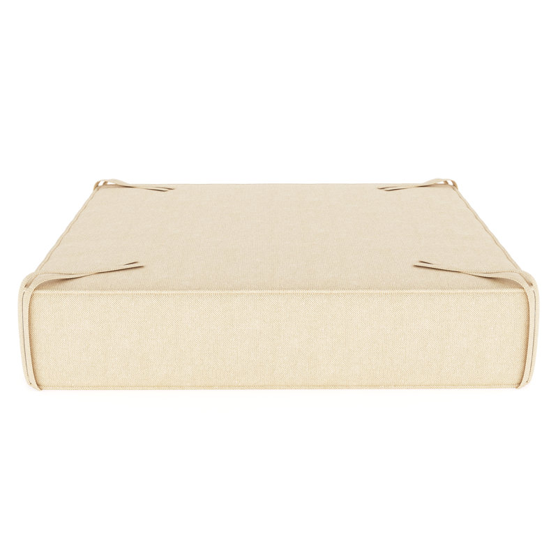 Sunbrella® Outdoor Ottoman Cushion, Canvas Canvas Sunbrella® Canvas