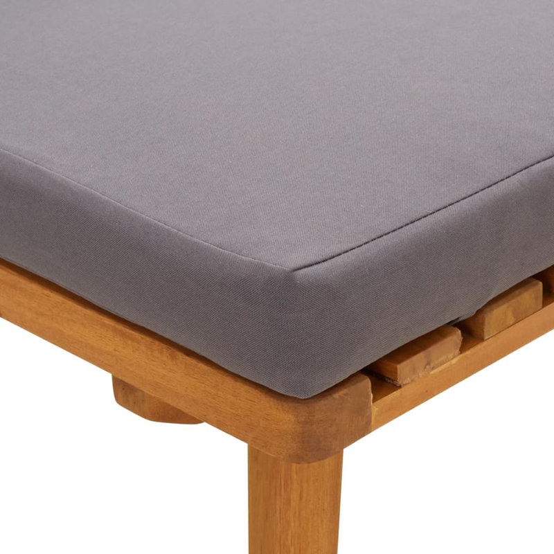  Lit de jour rectangulaire avec coussins 78,7 po x 25,6 po x 25 po Devven