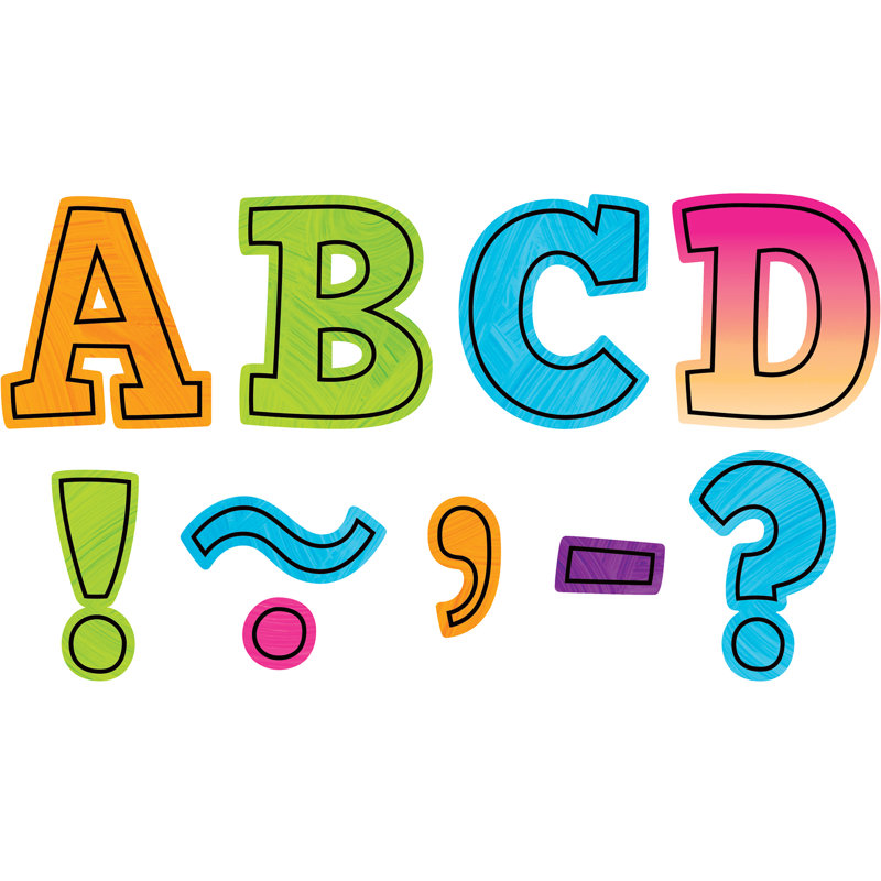 4 lettres de lettres magnétiques «Bold Ever»