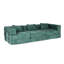 Canapé à compression, canapé-lit convertible au sol avec structure de forme fixe, canapé modulaire désossé, aucun assemblage requis, tissu chenille, pour la chambre du salon-179539308