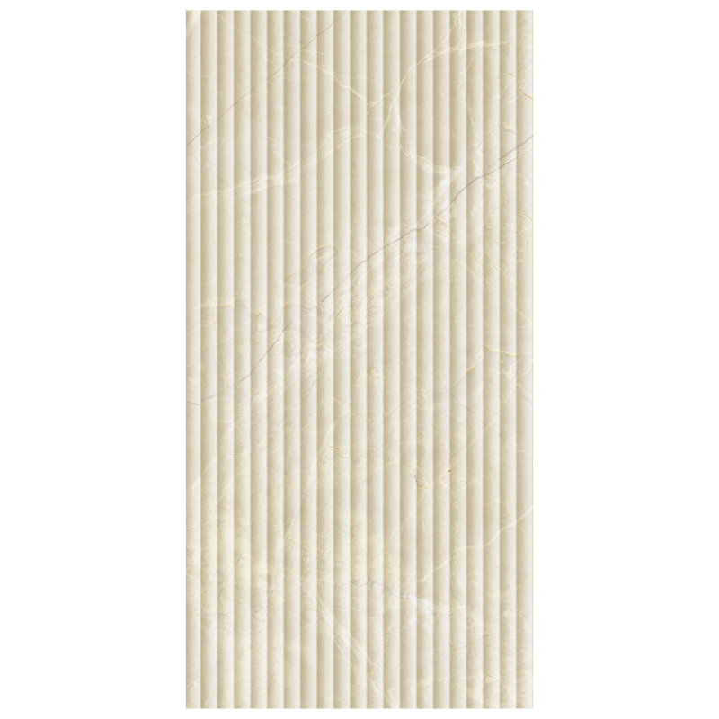 Reve Roseliere Deco 11-3/4 in. x 23-1/2 in. Porcelain Wall Tile, Beige