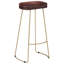 Tabouret de bar Tabouret de bar à hauteur de comptoir pour pub en bois de manguier massif-40812194