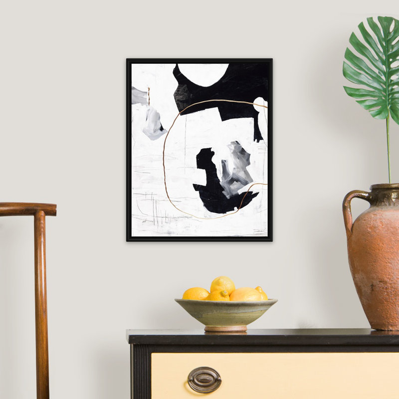 Foundry I, reproduction d'art sur toile, H 22 po x l 18 po x P 1,75 po, Cadre flottant noir