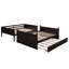 Lit double superposé stable avec lit gigogne simple - Assure la tranquillité d'esprit-64612743