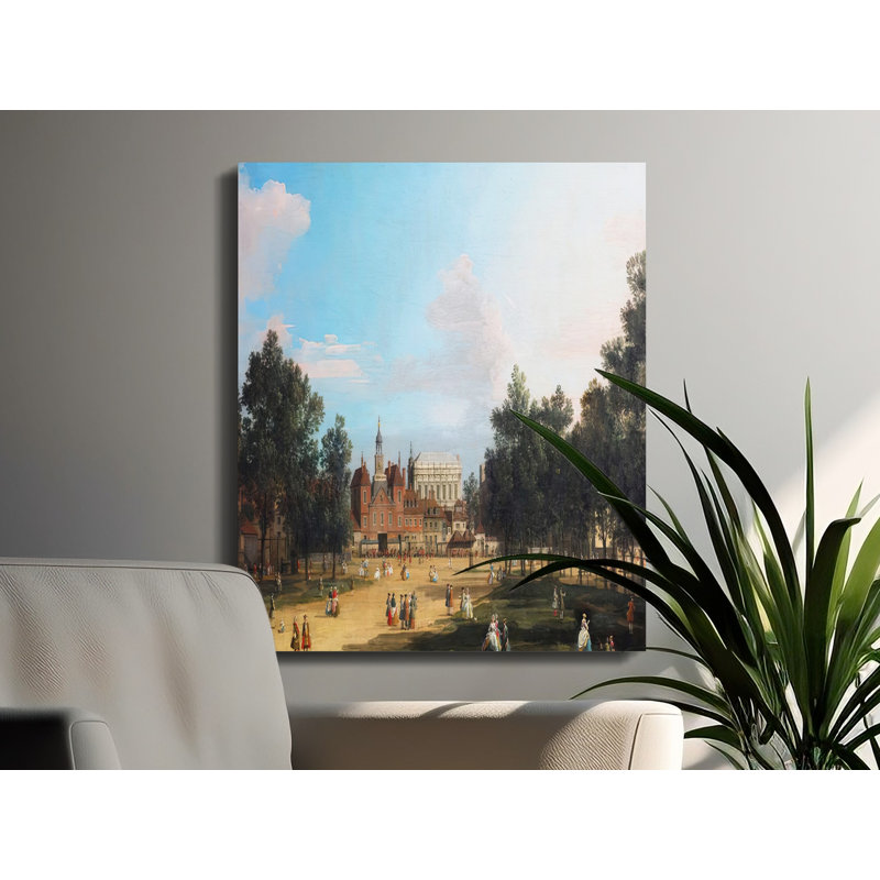 Goza 1 Piece Wrapped Canvas Wall Art Set, 15x30