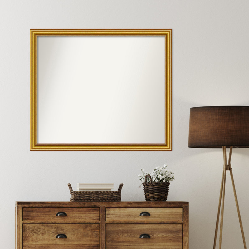 Tailey Solid Wood Wall Mirror, 35.75" x 41.75"