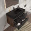 Meuble-lavabo mural avec plateau noir mat-313203127-303615348-330642041
