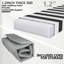 Coussin de chaise longue d'extérieur L 72 po x l 21 po x T 1,18 po (ensemble de 2)-623826086