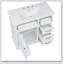 Meuble-lavabo de 36 pouces avec lavabo en céramique, 2 tiroirs basculants, charnières à fermeture en douceur, finition blanche pour un rangement élégant