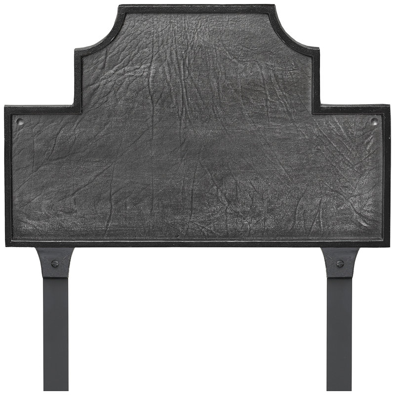 Beckford Standard One Line Address Sign Plaque with Lawn Stakes, Swedish Iron/Black, Yes
