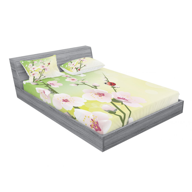 Microfiber Sheet Set, Full Sheet Set with Fitted Sheet