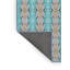 Tapis bleu/beige à motifs-1293868971