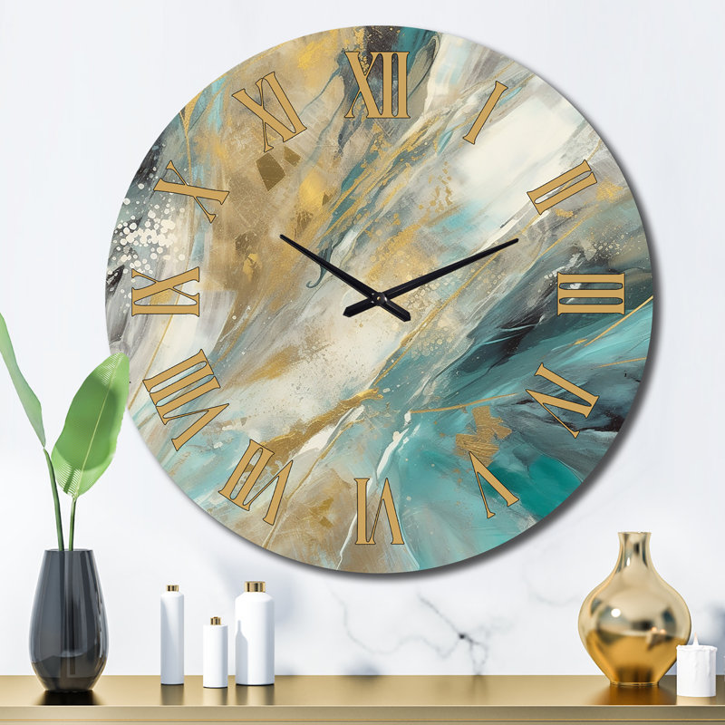 Horloge murale en métal Turend Serendipity, Grand