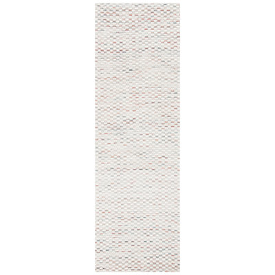 Laureldale Hand Woven Wool/Cotton Abstract Rug in Beige/Rust