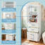 Armoire à linge de salle de bain à 3 tiroirs l 22,6 po x P 14,9 po x H 71,6 po