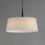 Melva Single Light Linen Steel Dimmable LED Pendant-747697313-747697312