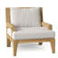 Mendocino Outdoor Teak Lounge Chair-340751354