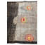 Tapis noir carré 6 pi Philip