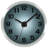 Night Light Wall Clock For Bedroom,Silent Lighted Up Wall Clock Glow In The Dark, Battery Operated Wall Clocks For Living Room/Kitchen, Easy To Read Large Digital Display, (Silver/12 Inch)