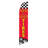 Double Sided 138'' H x 38'' W Polyester Feather Banner