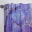 Fuchia liquide mauve et bleu Art X - rideau en velours moderne - obscurcissant - 1 panneau