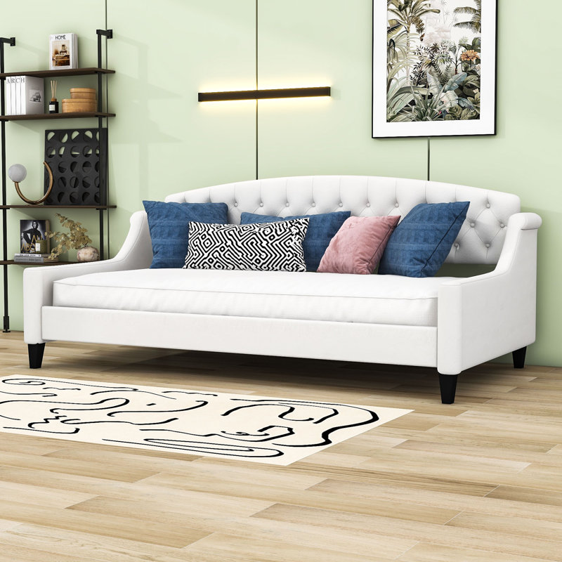 Hashmat Upholstered Daybed, Beige