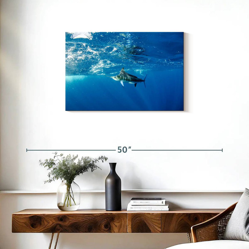 Brampt Underwater Marlin, 20" H x 30" W