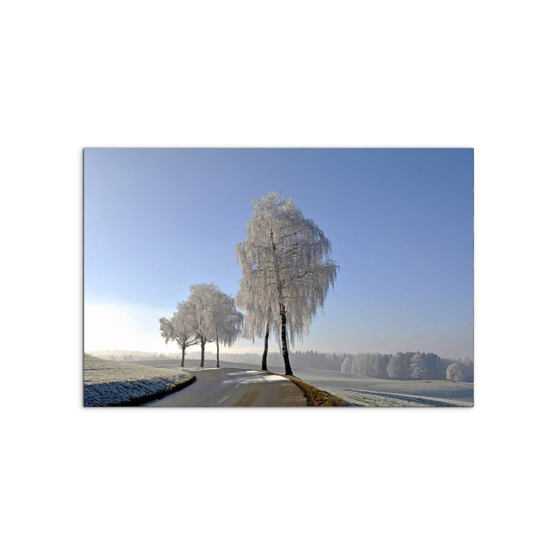 Wintry by Art Studio 53×80 cm MetalArt Materic Aluminum Satin Effect, Frameless Panel, Lightweight Ready to Hang
