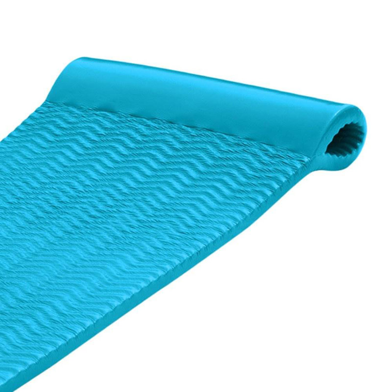 Séchoir de rangement pour piscine, Mousse radeau tropical bleu sarcelle