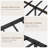 King Size Sturdy Metal Bed Frame with Vintage Circular Design with Headboard & Footboard – Ample Under Bed Storage,Noise-Free, No Box Spring Needed – Black-1215093179-1215093183