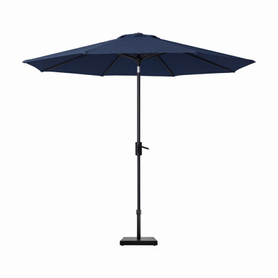  9-ft Linea Auto-Tilt Navy Patio Umbrella