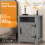 40cm W Solid Wood Bedside Table-187483657
